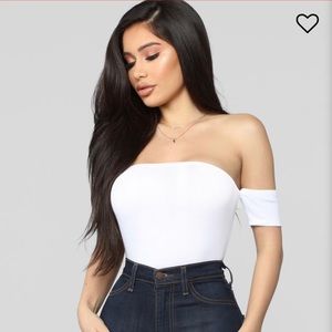 Fashion Nova White Crop Top NWT